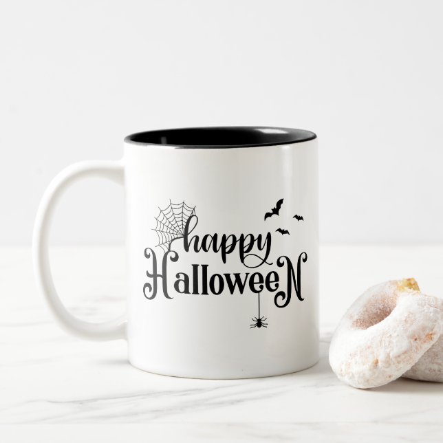 Halloween Coffee Mug (With Donut)