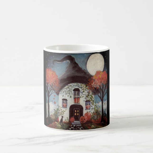 Halloween Coffee Mug Witches' Cottage (Center)