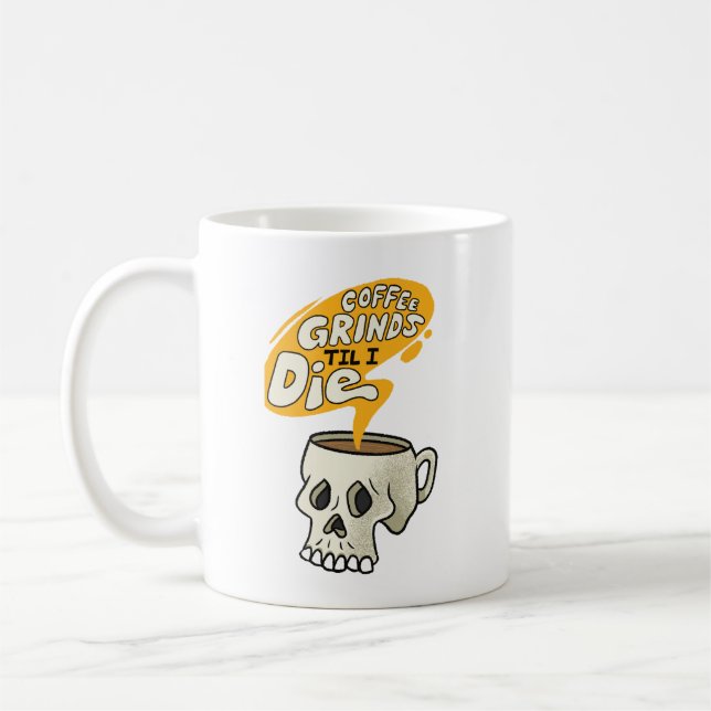 Halloween Coffee Mug with Skill (Left)