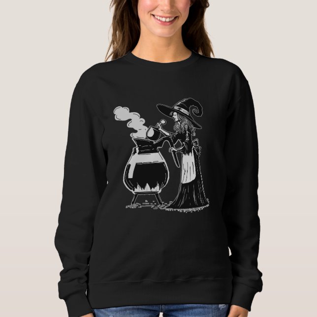 Halloween Coffee T-Shirt Sweatshirt (Front)