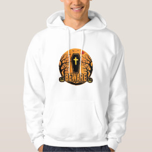 Halloween Coffin Beware Pumpkin Horror Design_1 Hoodie
