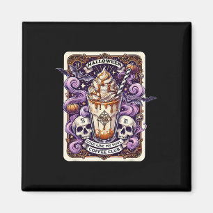 Halloween Cold Like My Soul Coffee Club Tarot Card Magnet