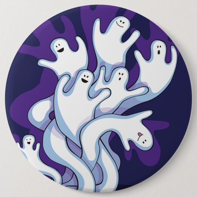 Halloween Colossal, 6 Inch Round Button (Front)