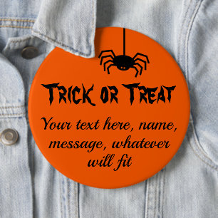 Halloween Colossal 6" Round Button Pin