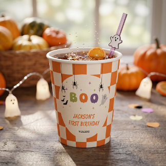 Halloween Colourful Birthday Paper Cups