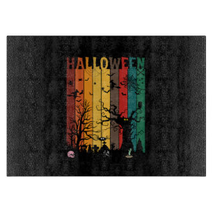 Halloween Colourful Night Cutting Board