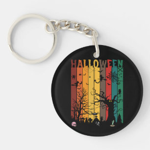 Halloween Colourful Night Key Ring