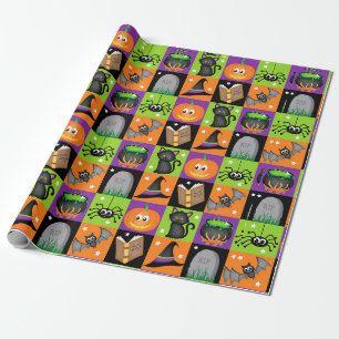 Halloween Colours Wrapping Paper