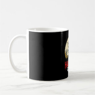 Halloween Coming Dancing Skeletons Haunted Castle Coffee Mug