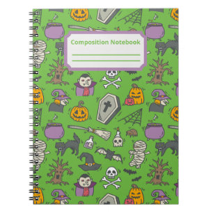 Halloween composition notebook