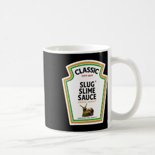 Halloween Condiment Sauce Bottle Slug Slime Sauce Coffee Mug