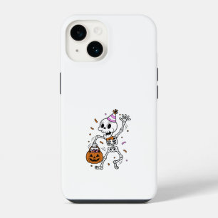 Halloween Confetti Skeleton iPhone 14 Case