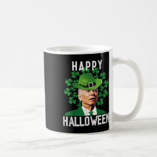 Halloween Confused Funny Joe Biden St Patricks Day Coffee Mug