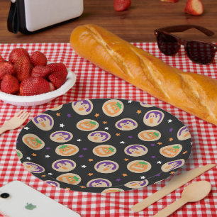 Halloween Cookie Party Plates 