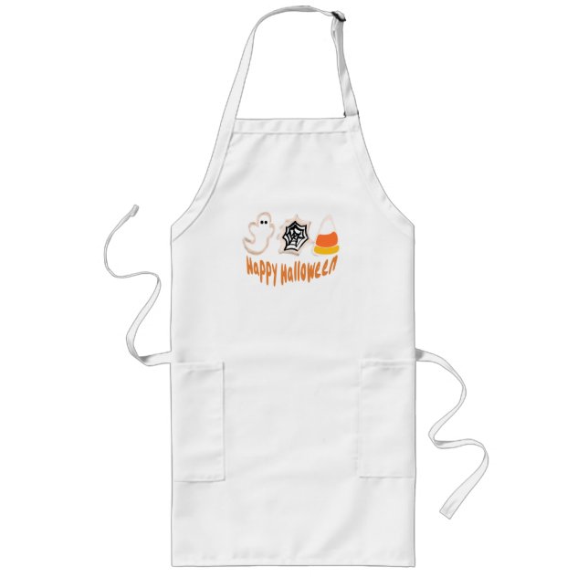 Halloween Cookies Baker Baking  Candy   Long Apron (Front)
