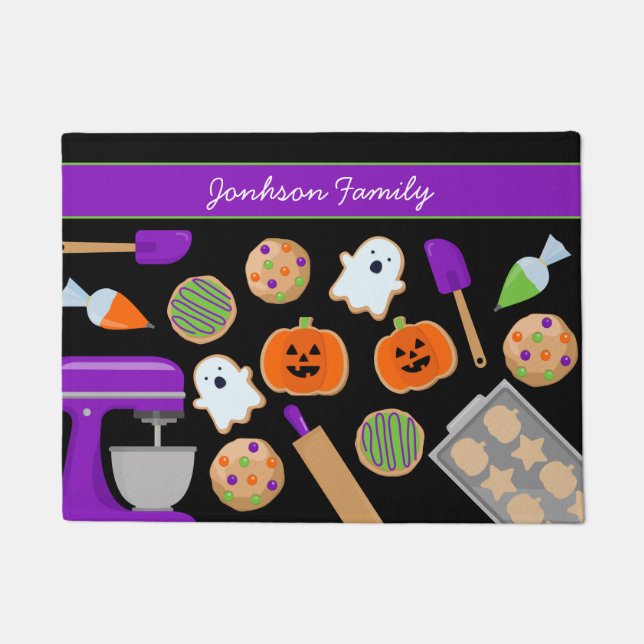 HALLOWEEN COOKIES PARTY DOORMAT (Front)