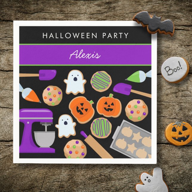 HALLOWEEN COOKIES PARTY Paper Napkin (Creator Uploaded)
