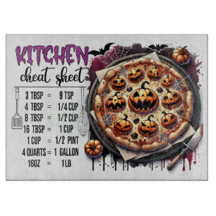 Halloween Cooking Conversions Cutting Board