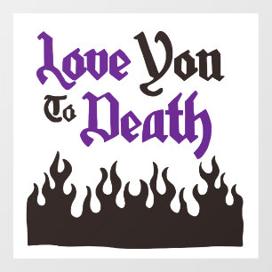 Halloween Cool Spooky Whimsical Typography Purple