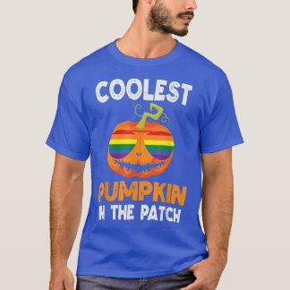 Halloween Coolest Gay Pumpkin in the Patch LGBTQ P T-Shirt