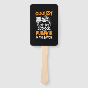 Halloween Coolest Pumpkin In The Patch Birthday Hand Fan