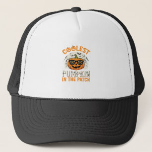 Halloween Coolest Pumpkin in the Patch Design Trucker Hat