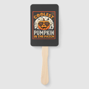 Halloween Coolest Pumpkin in the Patch Sunglasses Hand Fan