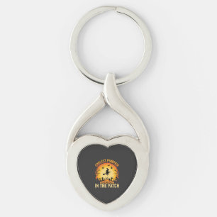 Halloween Coolest Pumpkin in the Patch Witch Desig Key Ring