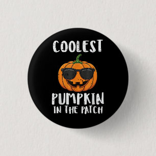 Halloween Coolest Pumpkin Patch Costume Men Boys K 3 Cm Round Badge