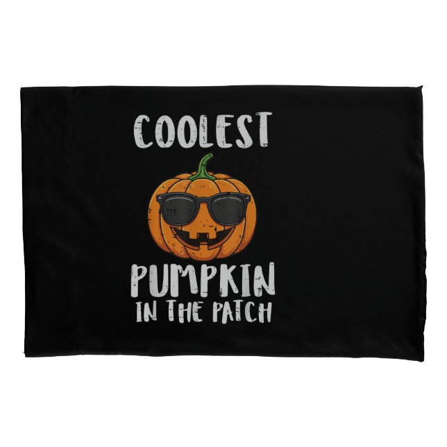 Halloween Coolest Pumpkin Patch Costume Men Boys K Pillowcase (Front)