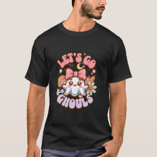 Halloween coquette pink bows and cute boojee let s T-Shirt