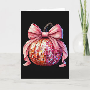 Halloween Coquette Women Girls Pumpkin Autumn Than Card