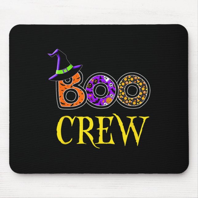 Halloween Costume Boo Crew  Mouse Pad (Front)
