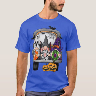 Halloween Costume Boo Funny Gnomes With Truck And  T-Shirt