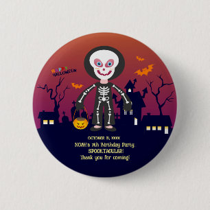 Halloween Costume Boy Birthday Party 6 Cm Round Badge