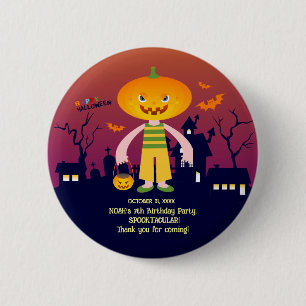 Halloween Costume Boy Birthday Party 6 Cm Round Badge