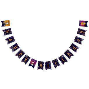 Halloween Costume Boy Birthday Party  Bunting