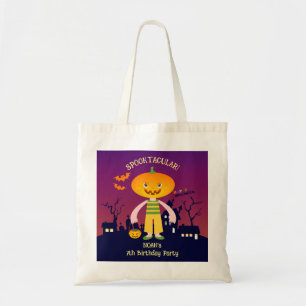 Halloween Costume Boy Birthday Party Tote Bag