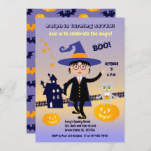 Halloween Costume Boy Wizard Birthday Party
