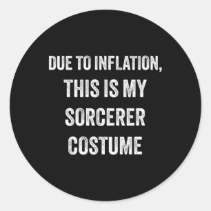 Halloween Costume  Classic Round Sticker
