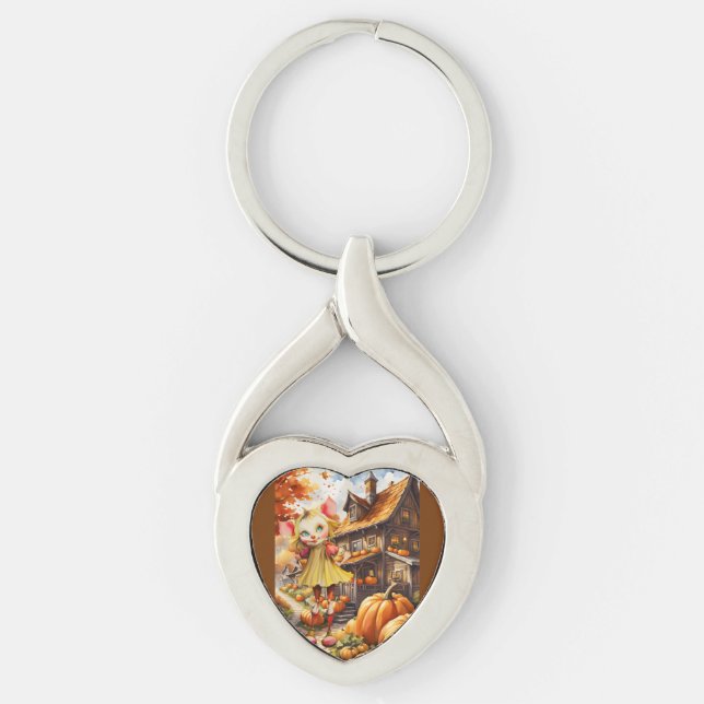 Halloween Costume Considerations Key Ring (Front)