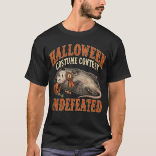 Halloween Costume Contest Undefeated Opossum T-Shirt