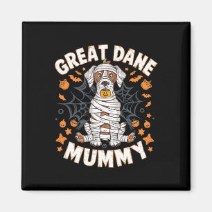 Halloween Costume Dog Lover Great Dane Mummy Magnet