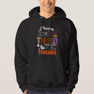Halloween Costume Dream Team AK Third Grade  Teach Hoodie
