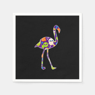 Halloween Costume Flamingo Ghost Candy Gift Napkin