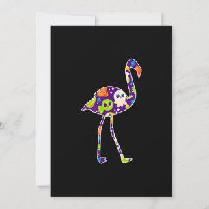 Halloween Costume Flamingo Ghost Candy Gift Save The Date