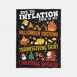 Halloween Costume Fleece Blanket
