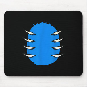 Halloween Costume Funny Blue Tiger Diy Group Match Mouse Pad