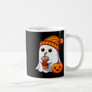 Halloween Costume Ghost Drinking Pumpkin Men Women Coffee Mug