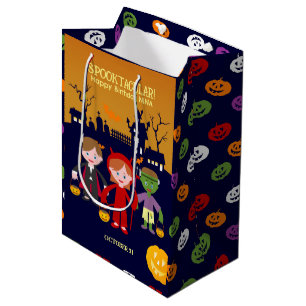 Halloween Costume Girl Birthday Party  Medium Gift Bag